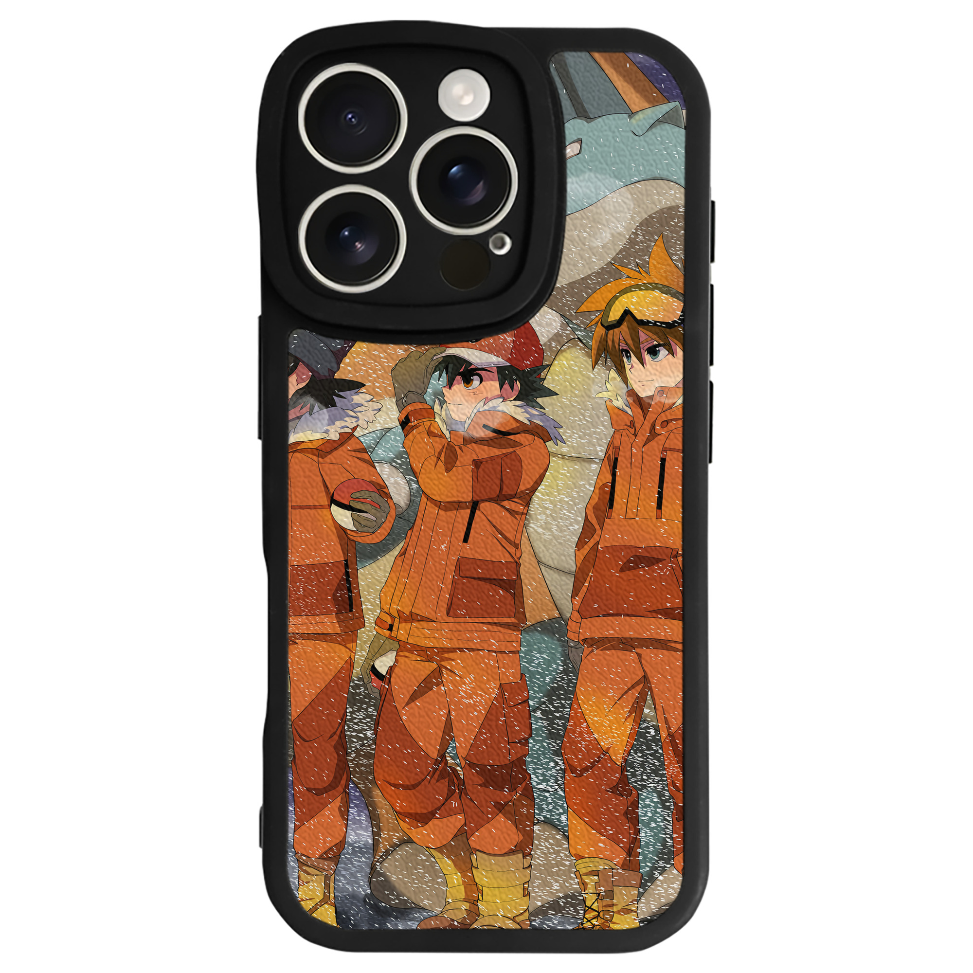 （画像用） ポケットモンスター Pokémon 【iPhone 16シリーズ対応】シリコンスマホケース（レザー調） 材質：シリコン
